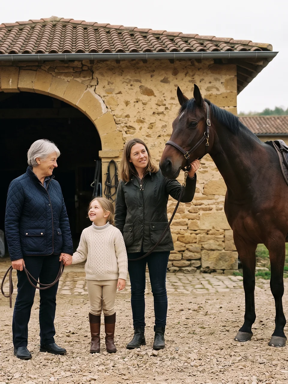 L'équipe, Dakota Horse Center, centre équestre à Brindas